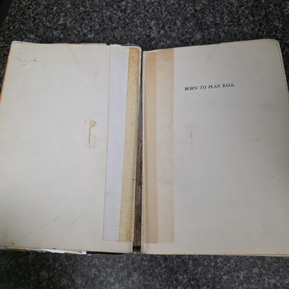 Willie Mays Born to Play Ball 1955 Hard Cover‎ With Dust Jacket 3rd Impression